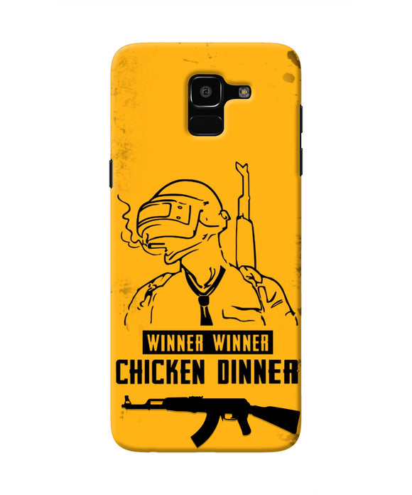 PUBG Chicken Dinner Samsung J6 Real 4D Back Cover