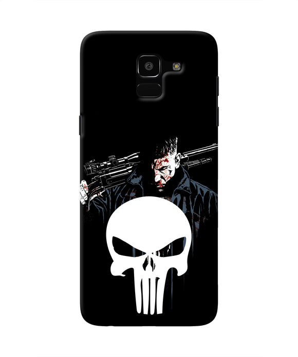 Punisher Character Samsung J6 Real 4D Back Cover