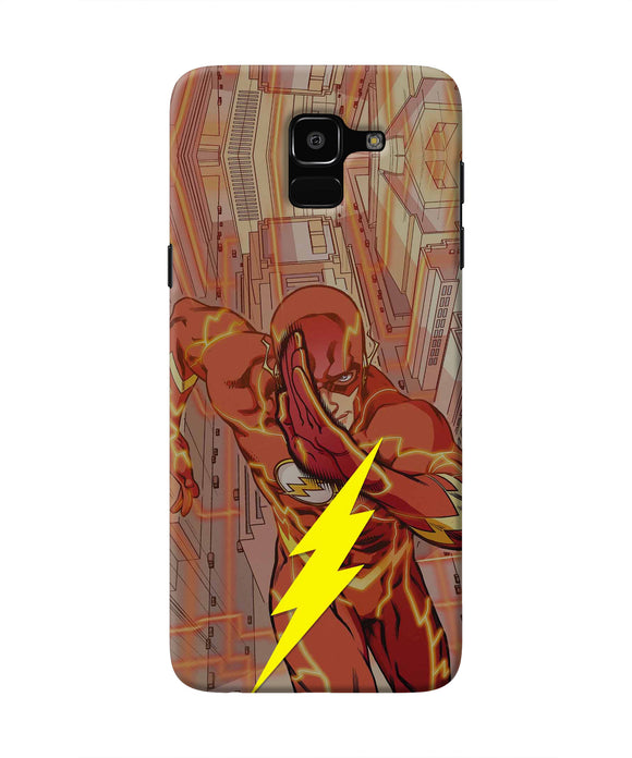 Flash Running Samsung J6 Real 4D Back Cover