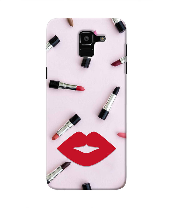 Lips Lipstick Shades Samsung J6 Real 4D Back Cover