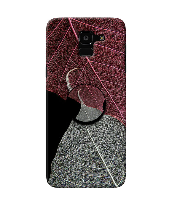 Leaf Pattern Samsung J6 Pop Case