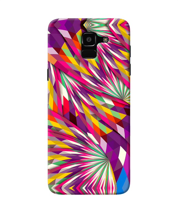 Abstract Colorful Print Samsung J6 Back Cover