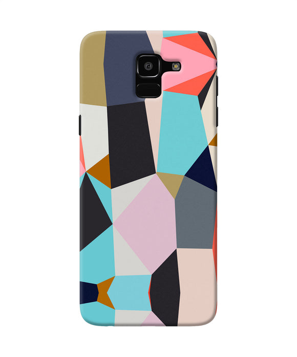 Abstract Colorful Shapes Samsung J6 Back Cover