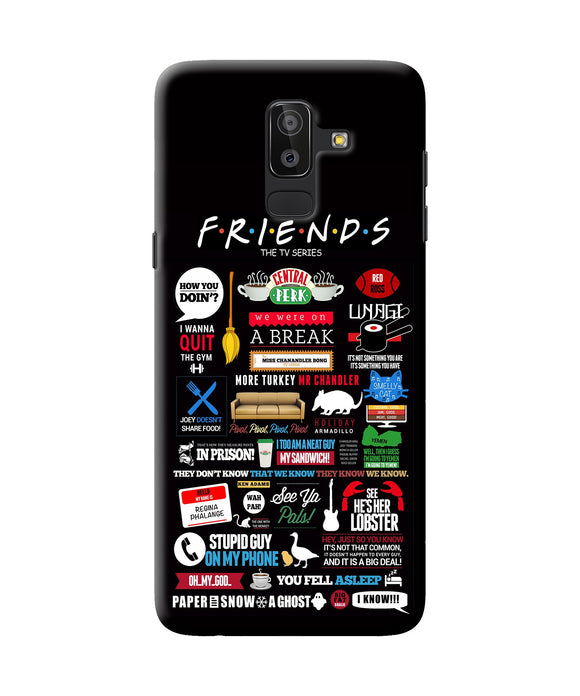 Friends Samsung J8 Back Cover