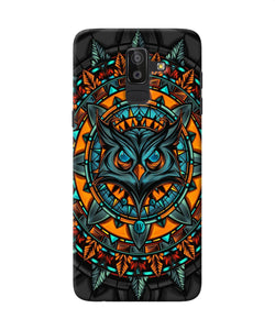 Angry Owl Art Samsung J8 Back Cover