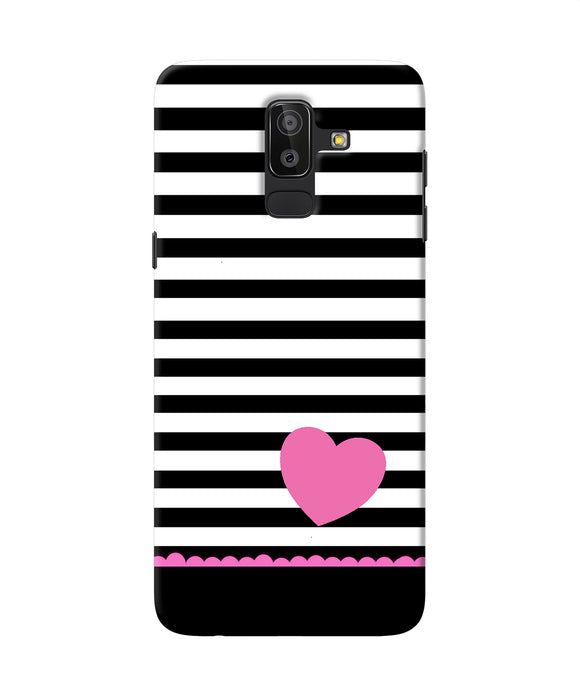 Abstract Heart Samsung J8 Back Cover
