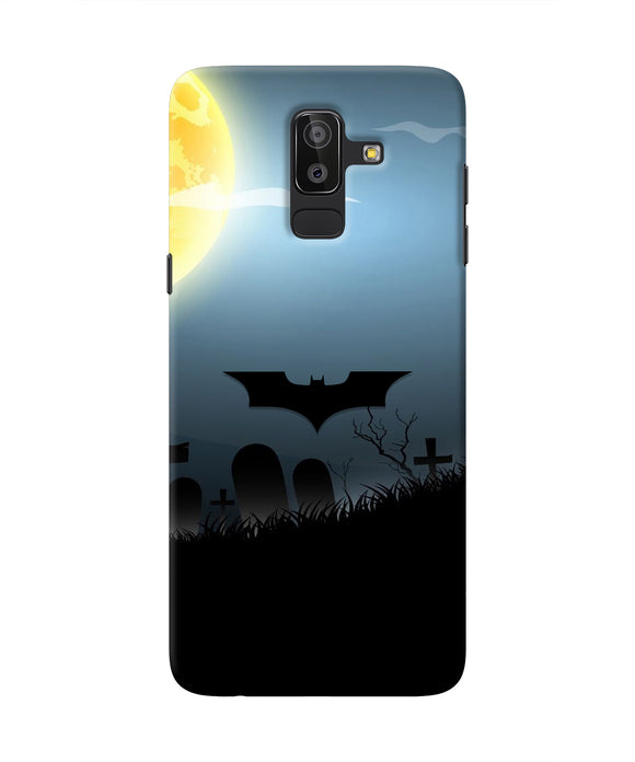 Batman Scary cemetry Samsung J8 Real 4D Back Cover