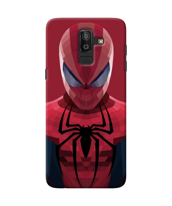 Spiderman Art Samsung J8 Real 4D Back Cover