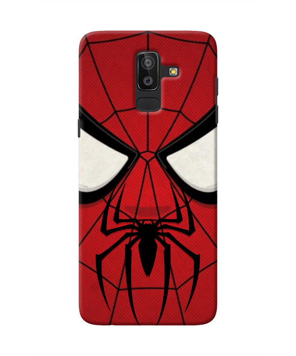 Spiderman Face Samsung J8 Real 4D Back Cover