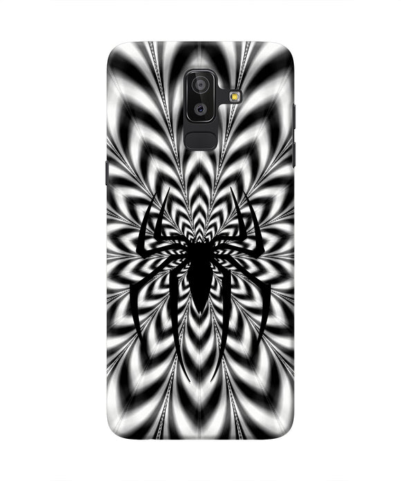 Spiderman Illusion Samsung J8 Real 4D Back Cover