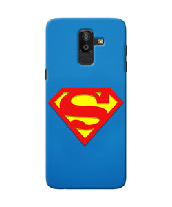 Superman Blue Samsung J8 Real 4D Back Cover