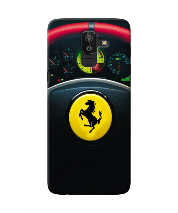 Ferrari Steeriing Wheel Samsung J8 Real 4D Back Cover