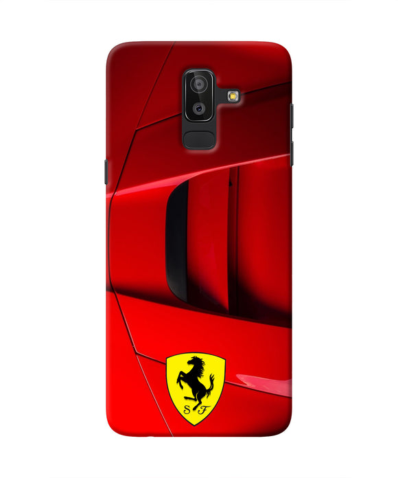 Ferrari Car Samsung J8 Real 4D Back Cover