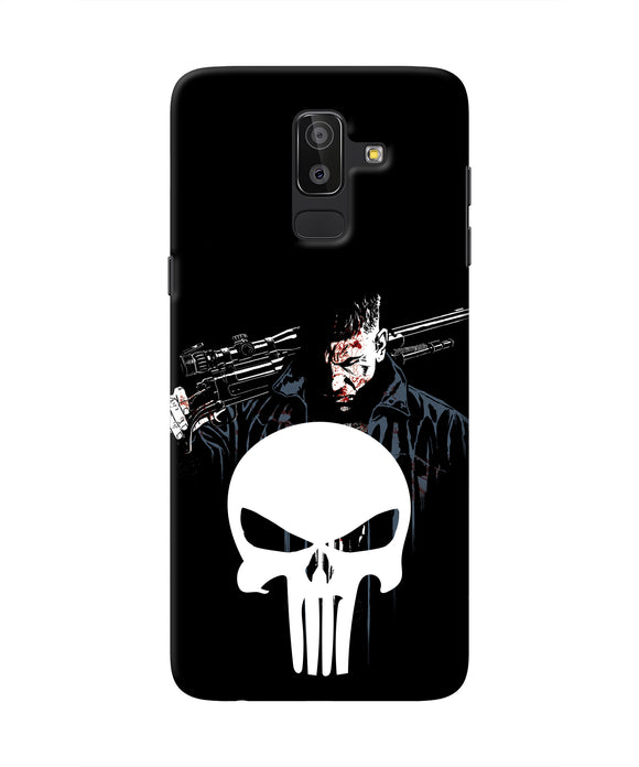 Punisher Character Samsung J8 Real 4D Back Cover