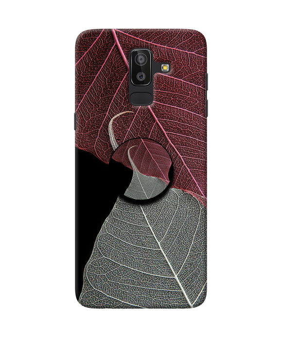 Leaf Pattern Samsung J8 Pop Case