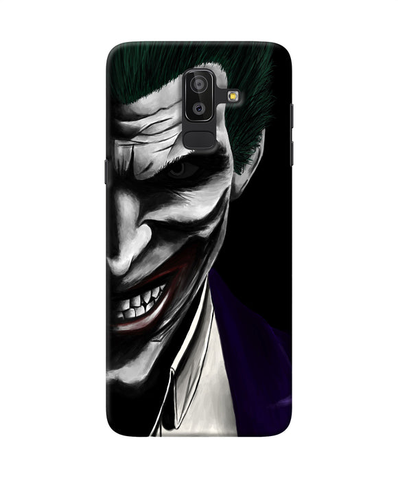 The Joker Black Samsung J8 Back Cover