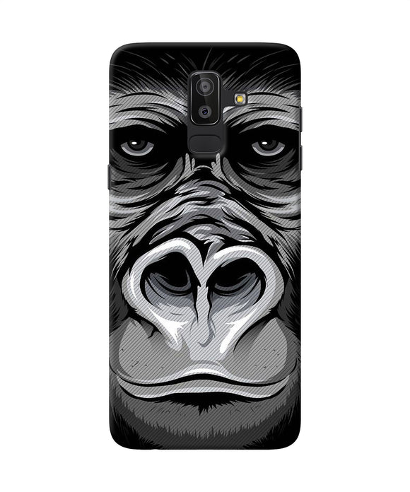 Black Chimpanzee Samsung J8 Back Cover
