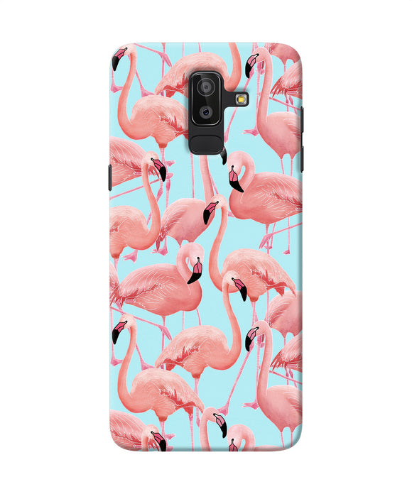 Abstract Sheer Bird Print Samsung J8 Back Cover