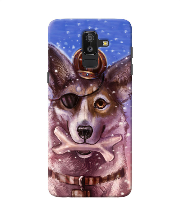 Pirate Wolf Samsung J8 Back Cover