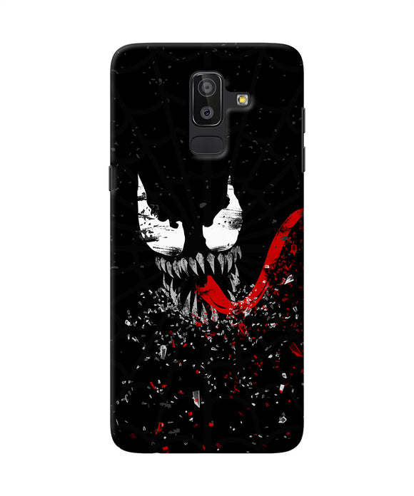 Venom Black Poster Samsung J8 Back Cover