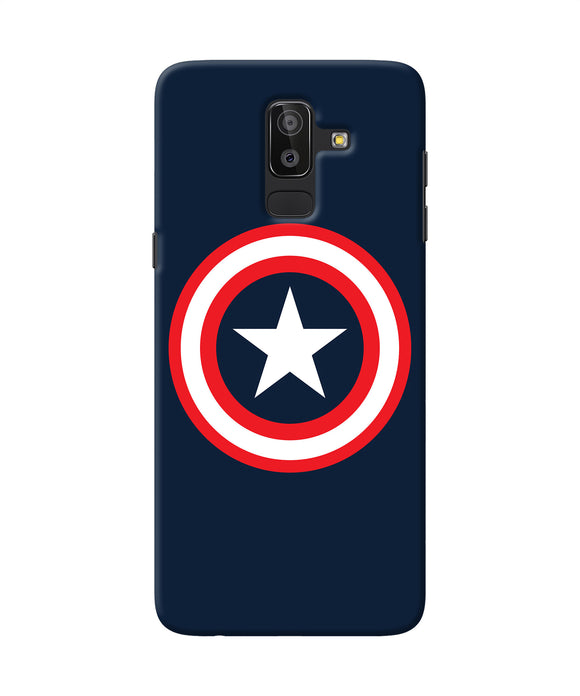 Captain America Logo Samsung J8 Back Cover