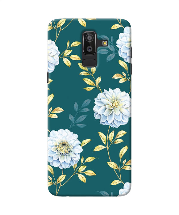 Flower Canvas Samsung J8 Back Cover