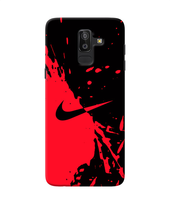 Nike Red Black Poster Samsung J8 Back Cover