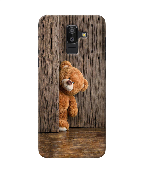 Teddy Wooden Samsung J8 Back Cover