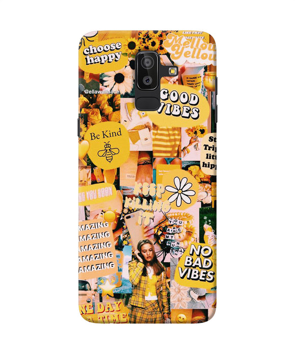 Good Vibes Poster Samsung J8 Back Cover