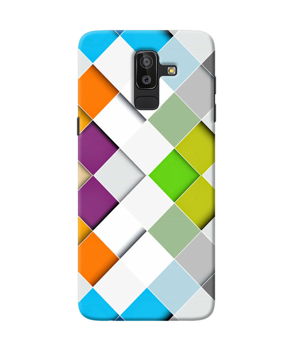 Abstract Color Box Samsung J8 Back Cover