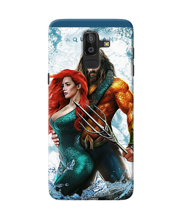 Aquaman Couple Water Samsung J8 Back Cover