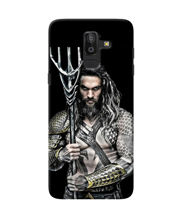 Aquaman Trident Black Samsung J8 Back Cover