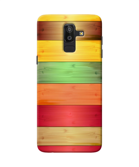 Wooden Colors Samsung J8 Back Cover