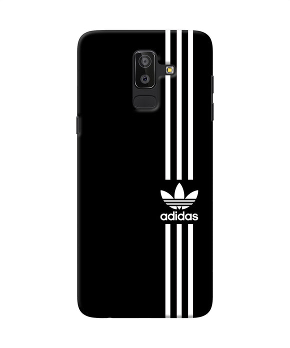 Adidas Strips Logo Samsung J8 Back Cover