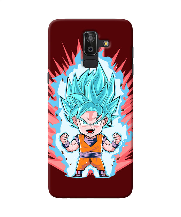 Goku Little Character Samsung J8 Back Cover