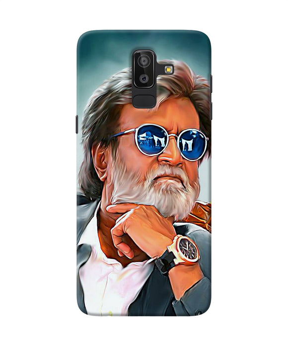 Rajnikant Painting Samsung J8 Back Cover