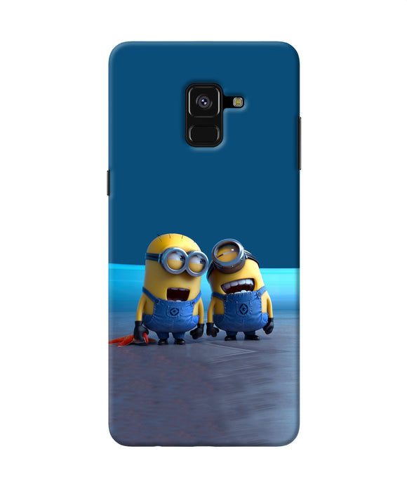 Minion Laughing Samsung A8 Plus Back Cover