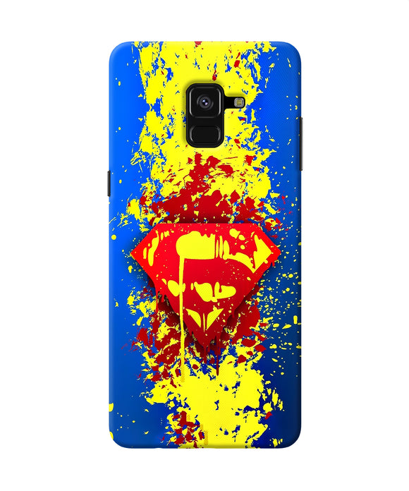 Superman Logo Samsung A8 Plus Back Cover