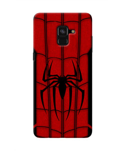 Spiderman Costume Samsung A8 plus Real 4D Back Cover