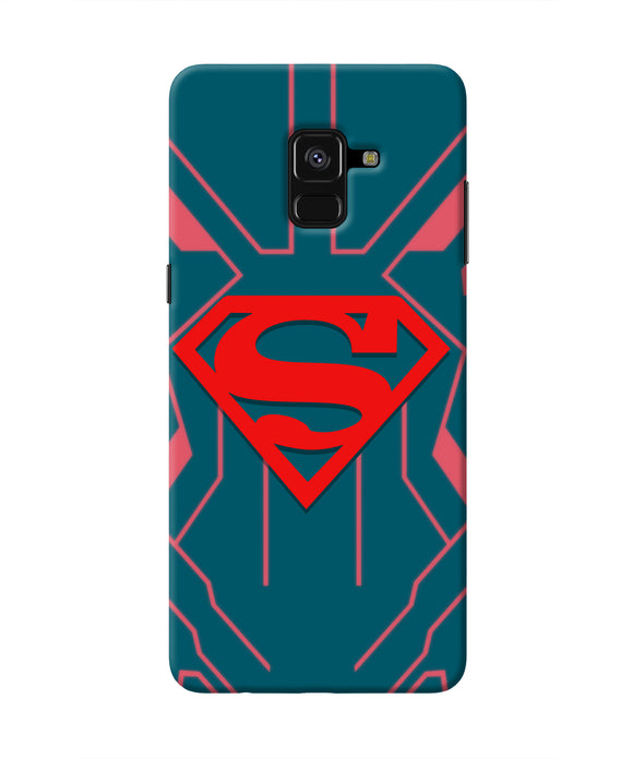 Superman Techno Samsung A8 plus Real 4D Back Cover