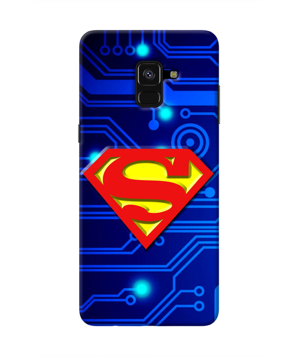 Superman Abstract Samsung A8 plus Real 4D Back Cover