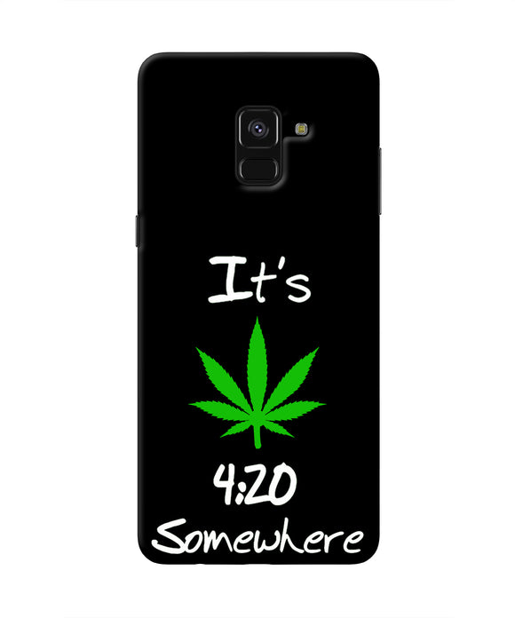 Weed Quote Samsung A8 plus Real 4D Back Cover