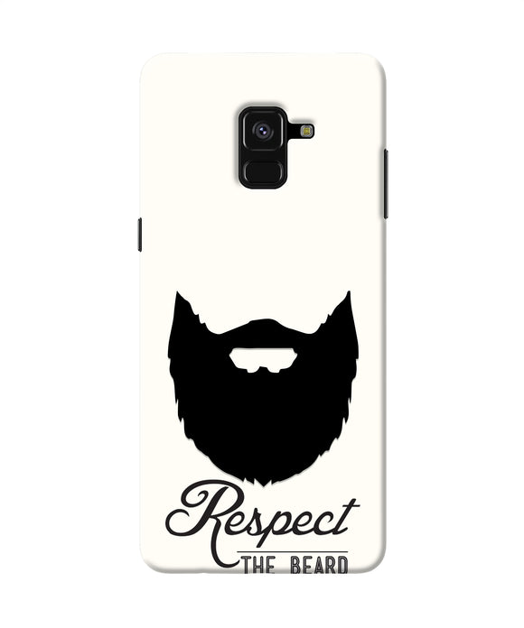 Respect the Beard Samsung A8 plus Real 4D Back Cover