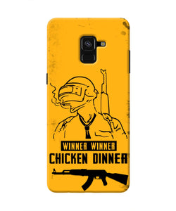 PUBG Chicken Dinner Samsung A8 plus Real 4D Back Cover