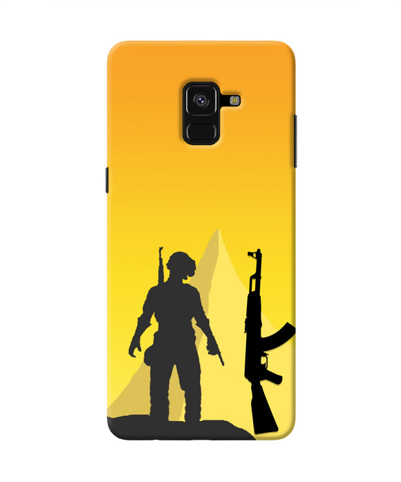 PUBG Silhouette Samsung A8 plus Real 4D Back Cover