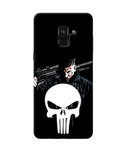 Punisher Character Samsung A8 plus Real 4D Back Cover