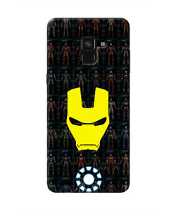 Iron Man Suit Samsung A8 plus Real 4D Back Cover