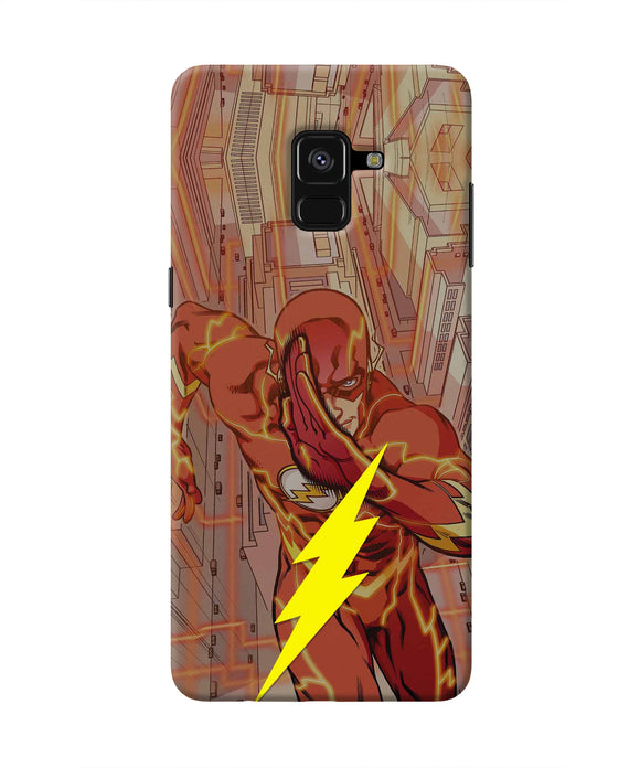 Flash Running Samsung A8 plus Real 4D Back Cover