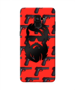 Rocky Bhai Beard Look Samsung A8 plus Real 4D Back Cover