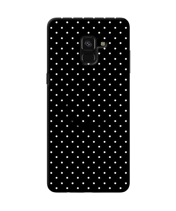 White Dots Samsung A8 plus Pop Case